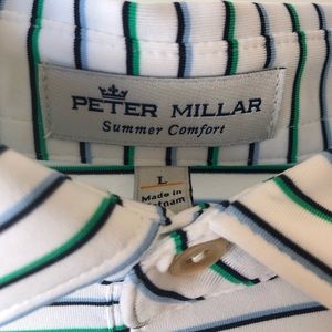 Peter Millar Crown Sport Performance Polo. Size L.
